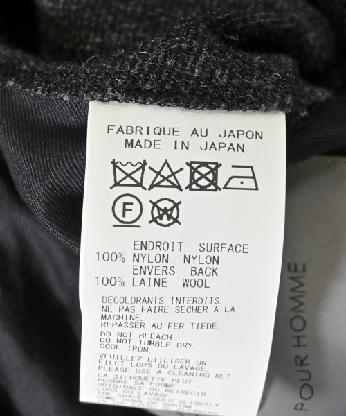 yohji yamamoto POUR HOMME（ヨウジヤマモトプールオム）チェスターコート 黒 サイズ:3(M位) メンズ/2200621806038