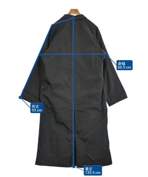 yohji yamamoto POUR HOMME（ヨウジヤマモトプールオム）チェスターコート 黒 サイズ:3(M位) メンズ/2200621806038