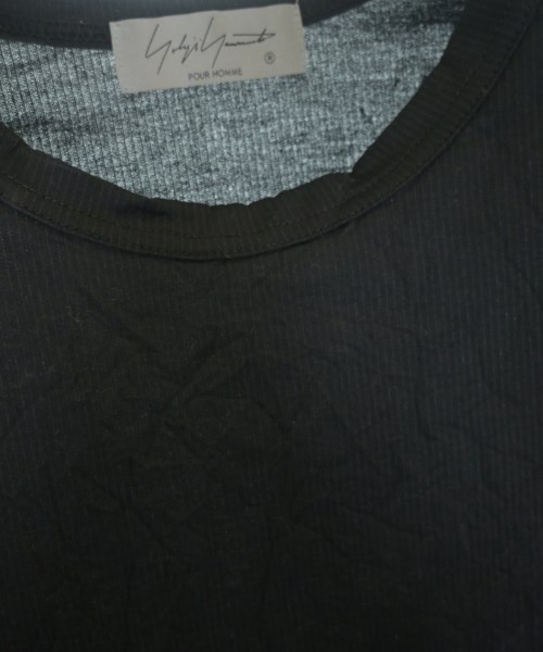 yohji yamamoto POUR HOMME（ヨウジヤマモトプールオム）Tシャツ・カットソー 黒 サイズ:3(M位) メンズ/2200622261072