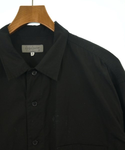 yohji yamamoto POUR HOMME（ヨウジヤマモトプールオム）カジュアルシャツ 黒 サイズ:3(M位) メンズ/2200622274058