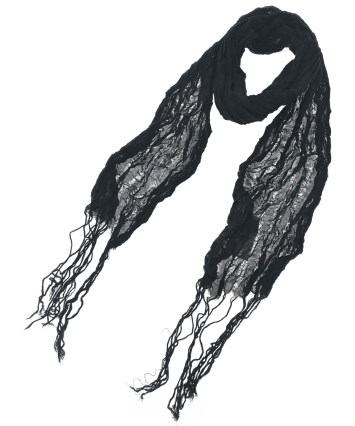 yohji yamamoto POUR HOMME（ヨウジヤマモトプールオム）ストール 黒