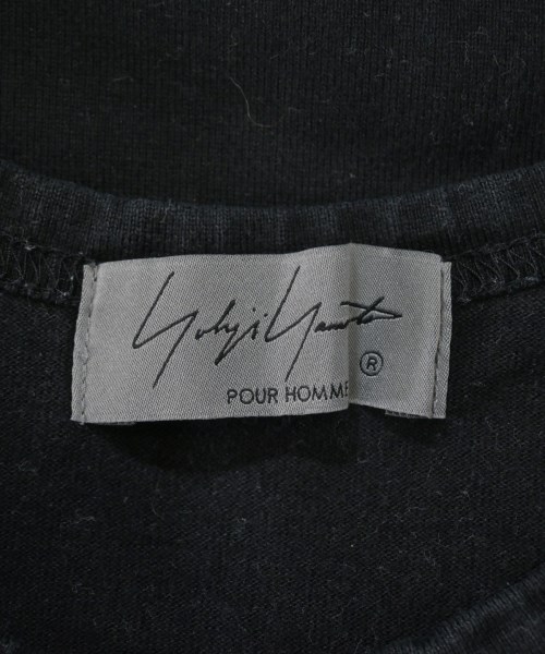 yohji yamamoto POUR HOMME（ヨウジヤマモトプールオム）Tシャツ・カットソー 黒 サイズ:3(M位) メンズ/2200623239018