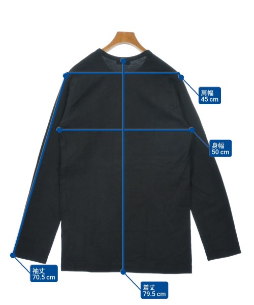yohji yamamoto POUR HOMME（ヨウジヤマモトプールオム）Tシャツ・カットソー 黒 サイズ:3(M位) メンズ/2200623239018