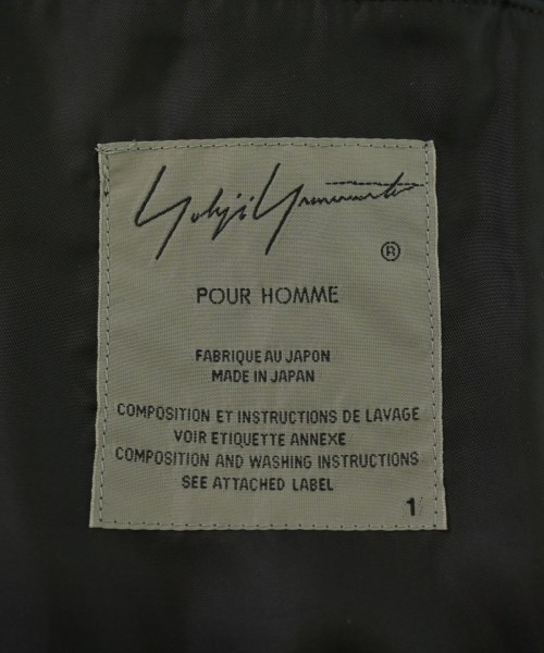 yohji yamamoto POUR HOMME（ヨウジヤマモトプールオム）その他 黒 サイズ:1(XS位) メンズ/2200623353110