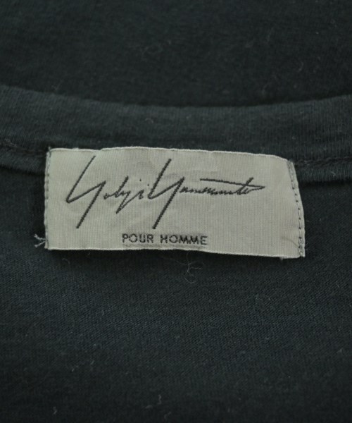 yohji yamamoto POUR HOMME（ヨウジヤマモトプールオム）Tシャツ・カットソー 黒 サイズ:4(L位) メンズ/2200623404034