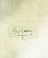 yohji yamamoto POUR HOMME（ヨウジヤマモトプールオム）カジュアルシャツ 白 サイズ:2(S位) メンズ/2200624249023