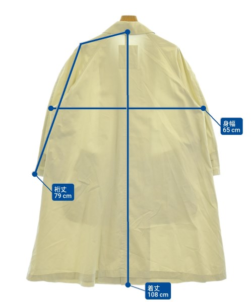 yohji yamamoto POUR HOMME（ヨウジヤマモトプールオム）ステンカラーコート ベージュ サイズ:50(M位) メンズ/2200624806028