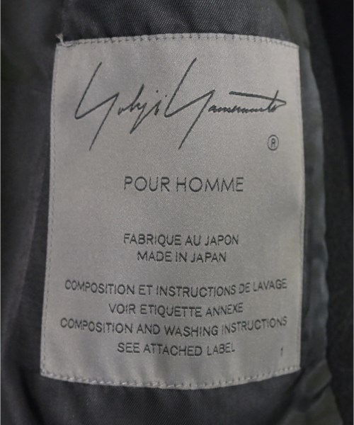 yohji yamamoto POUR HOMME（ヨウジヤマモトプールオム）その他 黒 サイズ:1(XS位) メンズ/2200624410010