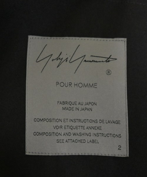 yohji yamamoto POUR HOMME（ヨウジヤマモトプールオム）その他 黒 サイズ:2(S位) メンズ/2200624410089