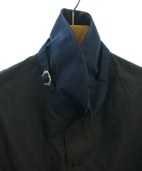 yohji yamamoto POUR HOMME（ヨウジヤマモトプールオム）カジュアルシャツ 黒 サイズ:3(M位) メンズ/2200624410102