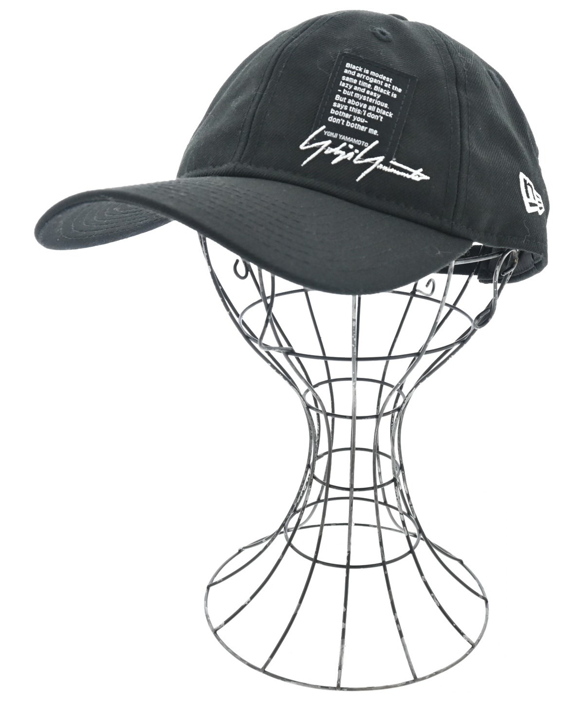 YOHJI YAMAMOTO POUR HOMME 帽子 yohji yamamoto POUR HOMME（ヨウジヤマモトプールオム）キャップ 黒