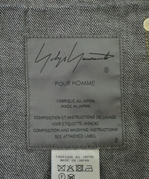 yohji yamamoto POUR HOMME（ヨウジヤマモトプールオム）デニムジャケット 青 サイズ:2(S位) メンズ/2200625234011