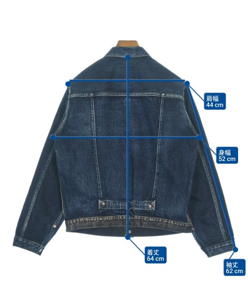 yohji yamamoto POUR HOMME（ヨウジヤマモトプールオム）デニムジャケット 青 サイズ:2(S位) メンズ/2200625234011