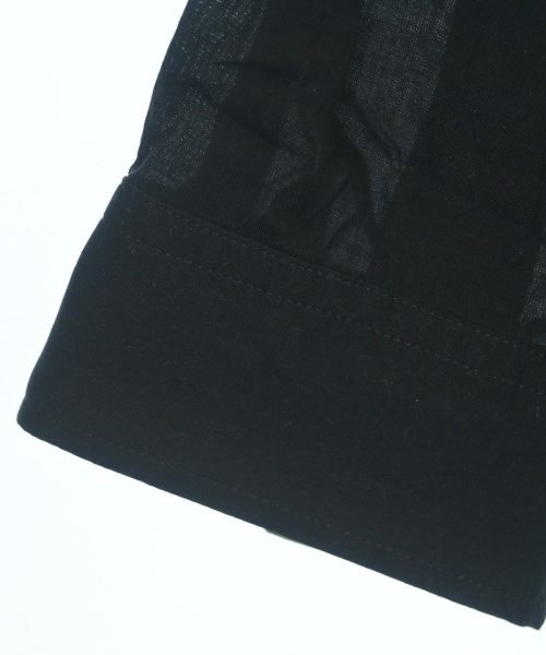yohji yamamoto POUR HOMME（ヨウジヤマモトプールオム）カジュアルシャツ 黒 サイズ:2(S位) メンズ/2200625234028