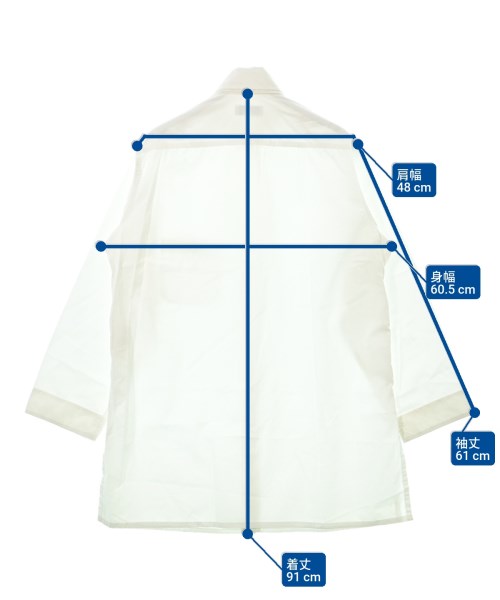 yohji yamamoto POUR HOMME（ヨウジヤマモトプールオム）カジュアルシャツ 白 サイズ:3(M位) メンズ/2200626346010