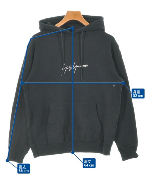 yohji yamamoto POUR HOMME（ヨウジヤマモトプールオム）パーカー 黒 サイズ:M メンズ/2200626635114