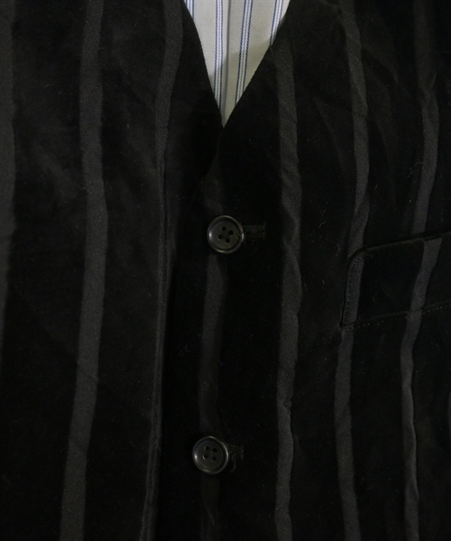 yohji yamamoto POUR HOMME（ヨウジヤマモトプールオム）カジュアルシャツ 黒 サイズ:3(M位) メンズ/2200627793035