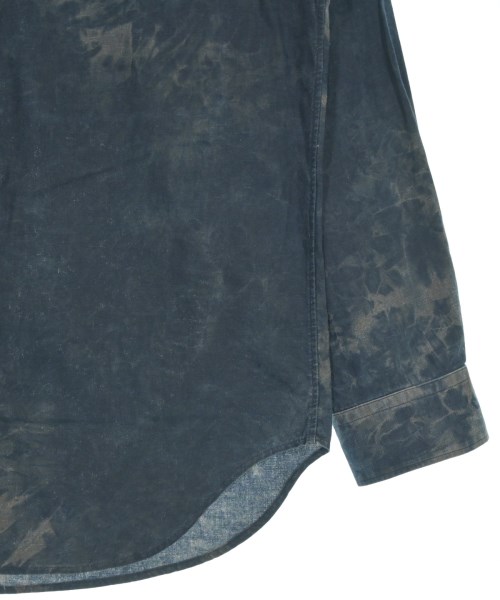 yohji yamamoto POUR HOMME（ヨウジヤマモトプールオム）カジュアルシャツ 紺 サイズ:2(S位) メンズ/2200627793042
