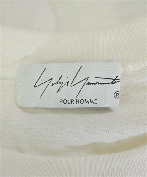 yohji yamamoto POUR HOMME（ヨウジヤマモトプールオム）Tシャツ・カットソー 白 サイズ:3(M位) メンズ/2200627793066