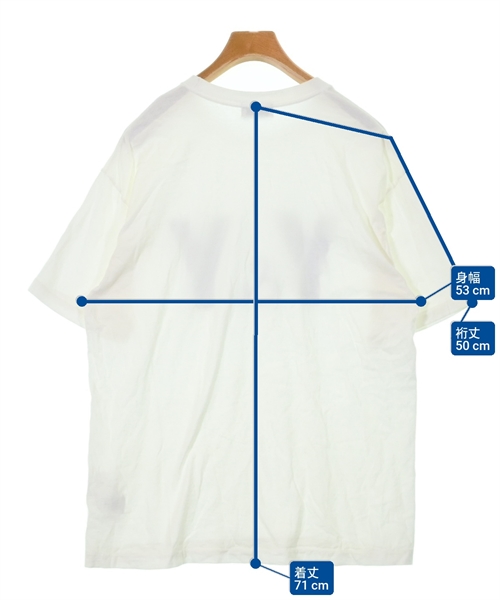 yohji yamamoto POUR HOMME（ヨウジヤマモトプールオム）Tシャツ・カットソー 白 サイズ:3(M位) メンズ/2200627793066