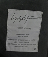 yohji yamamoto POUR HOMME（ヨウジヤマモトプールオム）その他 黒 サイズ:3(M位) メンズ/2200628064028