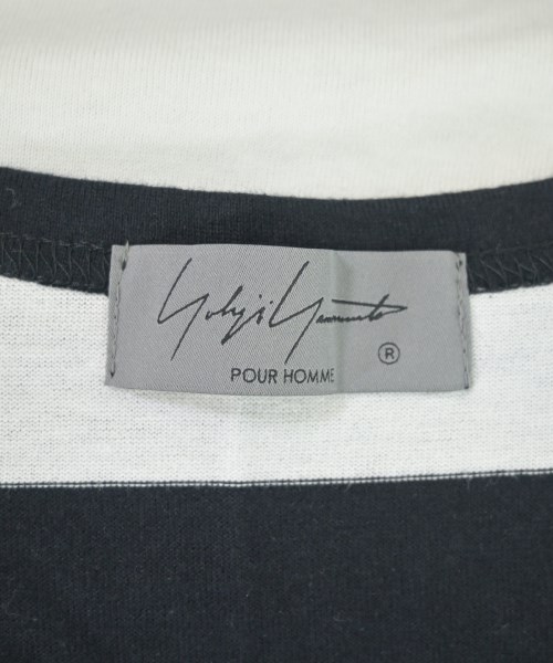 yohji yamamoto POUR HOMME（ヨウジヤマモトプールオム）Tシャツ・カットソー 黒 サイズ:3(M位) メンズ/2200628227034