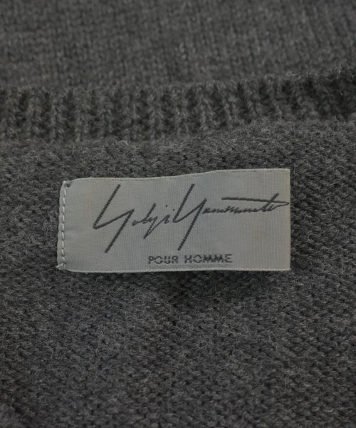 yohji yamamoto POUR HOMME（ヨウジヤマモトプールオム）ニット・セーター グレー サイズ:3(M位) メンズ/2200629001039