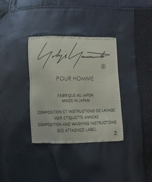 yohji yamamoto POUR HOMME（ヨウジヤマモトプールオム）ジャケット 紺 サイズ:2(S位) メンズ/2200630258026