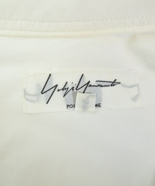 yohji yamamoto POUR HOMME（ヨウジヤマモトプールオム）カジュアルシャツ 白 サイズ:2(S位) メンズ/2200630258040