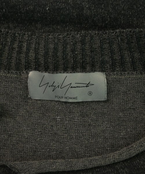 yohji yamamoto POUR HOMME（ヨウジヤマモトプールオム）ニット・セーター グレー サイズ:3(M位) メンズ/2200630258095