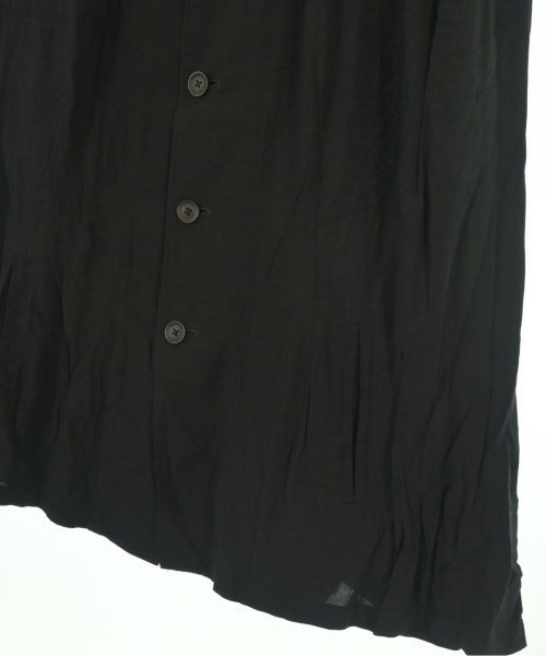 yohji yamamoto POUR HOMME（ヨウジヤマモトプールオム）カジュアルシャツ 黒 サイズ:3(M位) メンズ/2200631502012
