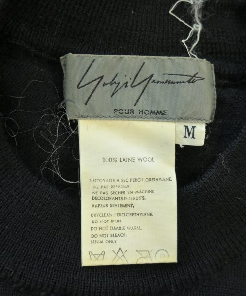 yohji yamamoto POUR HOMME（ヨウジヤマモトプールオム）ニット・セーター 黒 サイズ:M メンズ/2200632161034