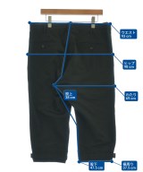 yohji yamamoto POUR HOMME（ヨウジヤマモトプールオム）クロップドパンツ 黒 サイズ:3(M位) メンズ/2200632474011