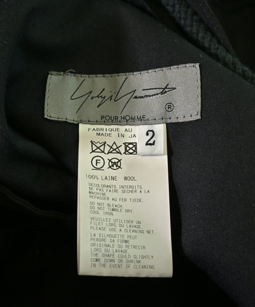 yohji yamamoto POUR HOMME（ヨウジヤマモトプールオム）その他 黒 サイズ:2(S位) メンズ/2200632577026