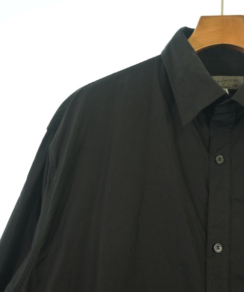 yohji yamamoto POUR HOMME（ヨウジヤマモトプールオム）カジュアルシャツ 黒 サイズ:2(S位) メンズ/2200620708128