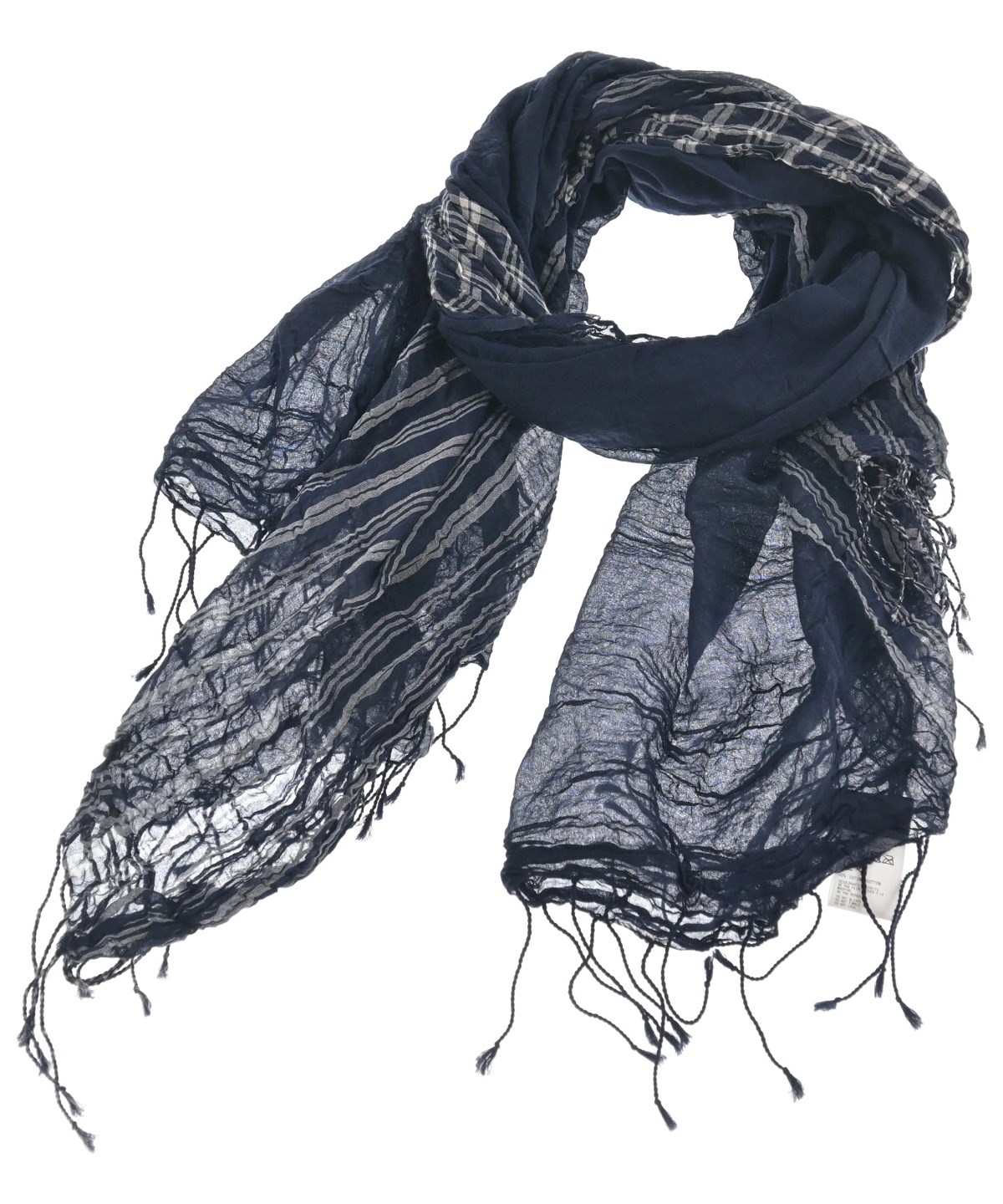 yohji yamamoto POUR HOMME（ヨウジヤマモトプールオム）ストール 紺