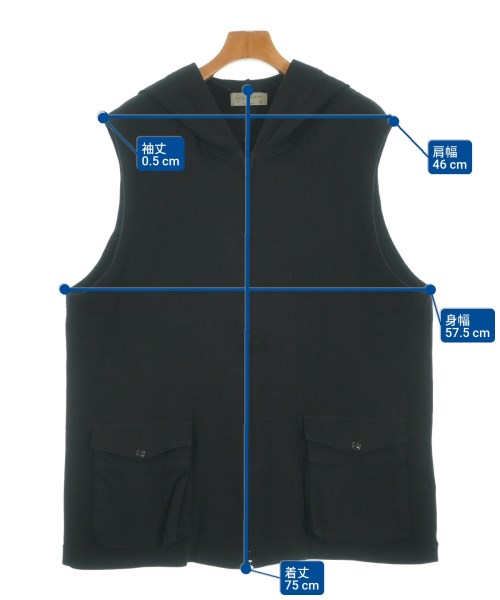 yohji yamamoto POUR HOMME（ヨウジヤマモトプールオム）パーカー 黒 サイズ:3(M位) メンズ/2200633166090