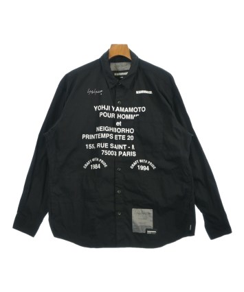 NEIGHBORHOOD（ネイバーフッド）カジュアルシャツ 黒 サイズ:L メンズ