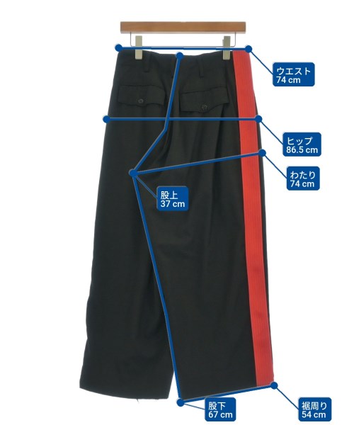 yohji yamamoto POUR HOMME（ヨウジヤマモトプールオム）その他 黒 サイズ:3(M位) メンズ/2200633404017