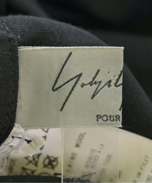 yohji yamamoto POUR HOMME（ヨウジヤマモトプールオム）カジュアルシャツ 黒 サイズ:1(XS位) メンズ/2200633488017