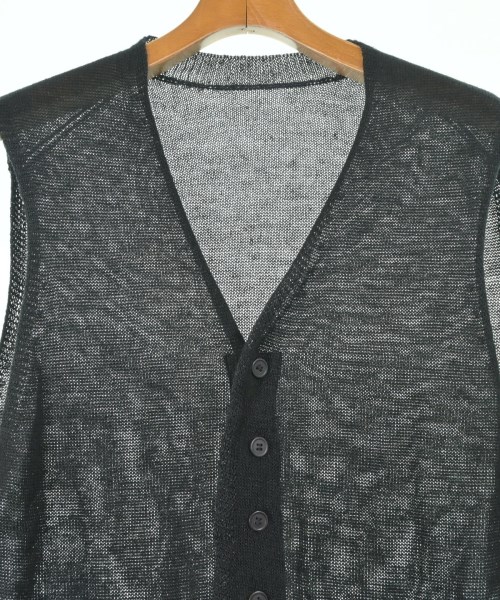 yohji yamamoto POUR HOMME（ヨウジヤマモトプールオム）ベスト 黒 サイズ:3(M位) メンズ/2200609964033