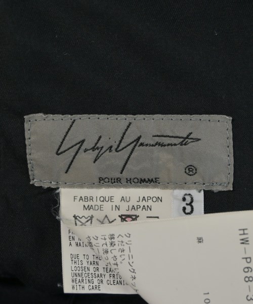 yohji yamamoto POUR HOMME（ヨウジヤマモトプールオム）その他 黒 サイズ:3(M位) メンズ/2200609964071