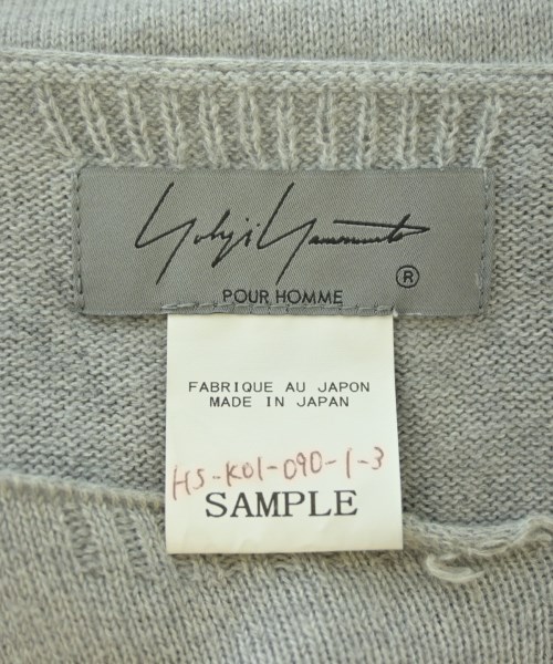 yohji yamamoto POUR HOMME（ヨウジヤマモトプールオム）ニット・セーター グレー サイズ:-(L位) メンズ/2200611460011