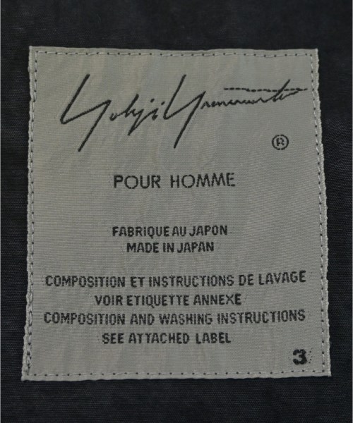 yohji yamamoto POUR HOMME（ヨウジヤマモトプールオム）その他 黒 サイズ:3(M位) メンズ/2200611676047
