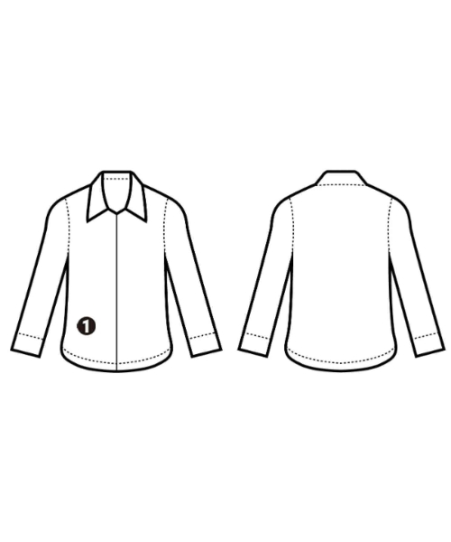 yohji yamamoto POUR HOMME（ヨウジヤマモトプールオム）カジュアルシャツ 黒 サイズ:2(S位) メンズ/2200611684042