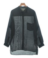 yohji yamamoto POUR HOMME（ヨウジヤマモトプールオム）カジュアルシャツ 黒 サイズ:2(S位) メンズ/2200611684042