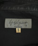 yohji yamamoto POUR HOMME（ヨウジヤマモトプールオム）カジュアルシャツ 黒 サイズ:2(S位) メンズ/2200611684042