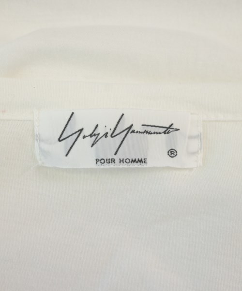 yohji yamamoto POUR HOMME（ヨウジヤマモトプールオム）Tシャツ・カットソー 白 サイズ:3(M位) メンズ/2200612024045