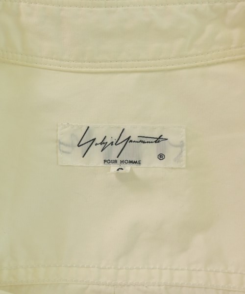 yohji yamamoto POUR HOMME（ヨウジヤマモトプールオム）カジュアルシャツ 白 サイズ:2(S位) メンズ/2200612024052