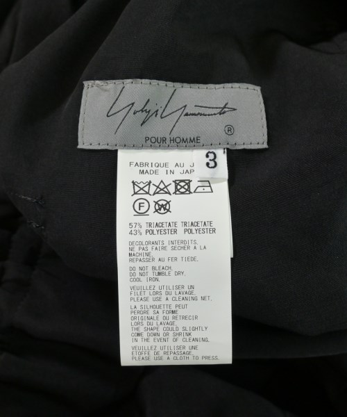 yohji yamamoto POUR HOMME（ヨウジヤマモトプールオム）その他 黒 サイズ:3(M位) メンズ/2200612316041
